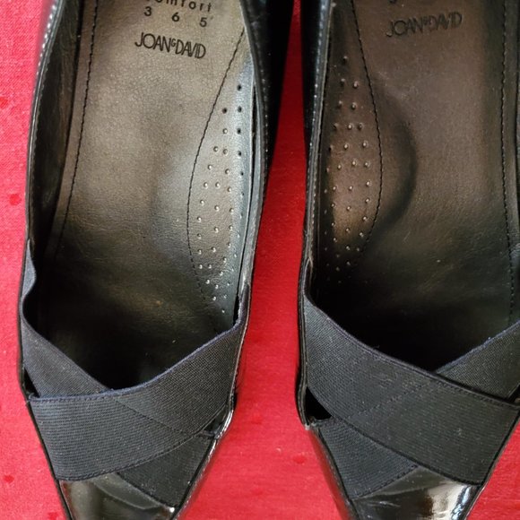 Black Patent Joan & David Circa Comfort 365 Shoes 8 1/2M - Picture 6 of 8